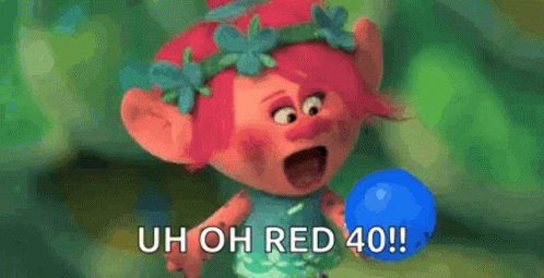 Trolls Allergies Uh Oh Red 40 GIF