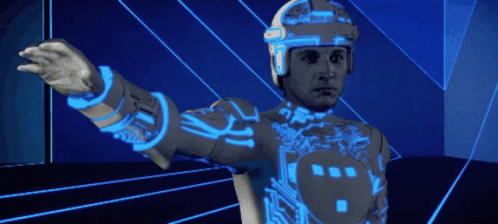 Tron Fire Breathing GIF