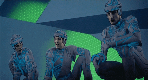 Tron Just Hanging Around GIF