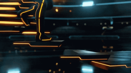 Tron Swag Walk GIF