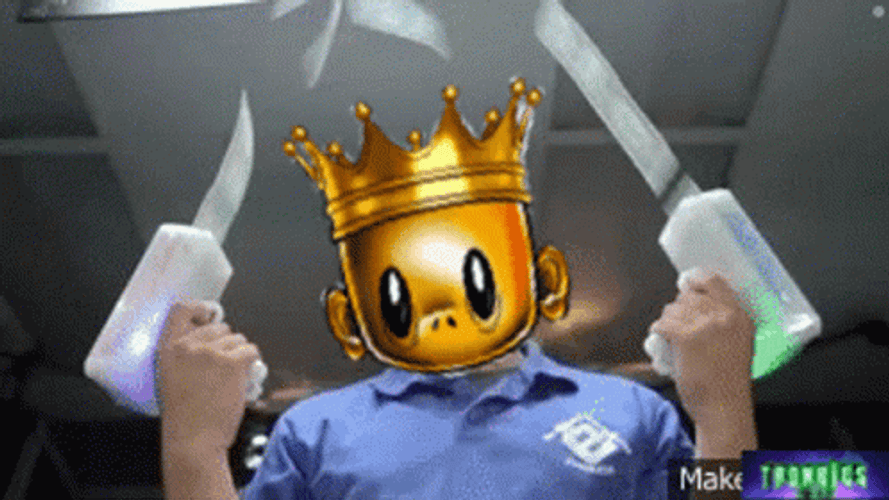 Tronbies Throw Cash Using Money Guns GIF