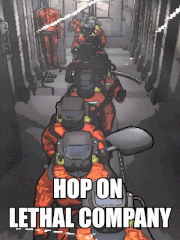 Troops Hopping On Lethal Company GIF
