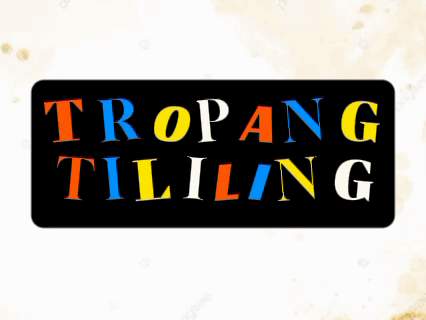 Tropang Tililing Sign in Colorful Letters