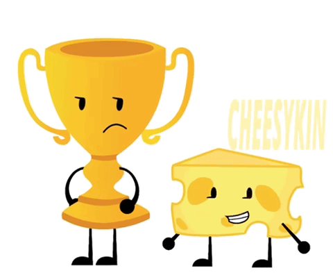 Trophy And Cheese With Cheesykin GIF