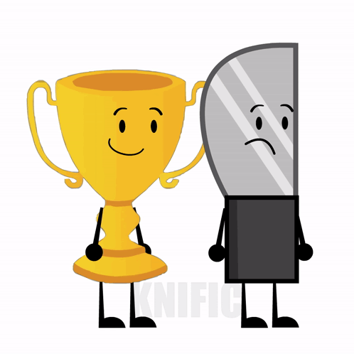 Trophy And Knife With Lknife GIF