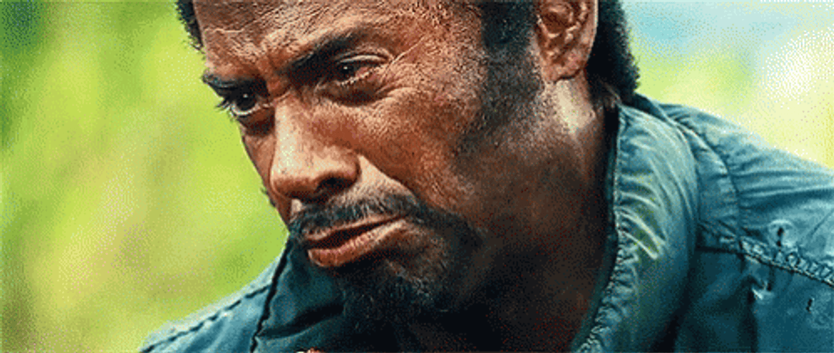Tropic Thunder Crying Robert Downey Jr GIF
