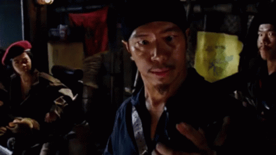 Tropic Thunder Flaming Dragon Thinking GIF