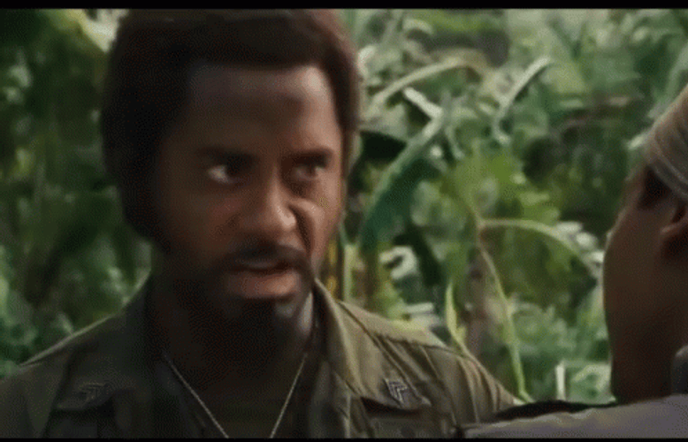 Tropic Thunder Robert Downey Jr Angry GIF