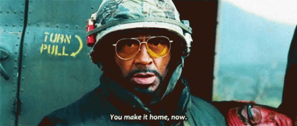 Tropic Thunder Robert You Made It Home GIF