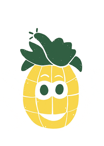 Tropical Emoji Pineapple Thumbs Up GIF