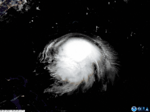 Tropical Storm Hurricane Joaquin Satellite Shot GIF