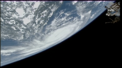 Tropical Storm Outer Space Nasa Shot GIF