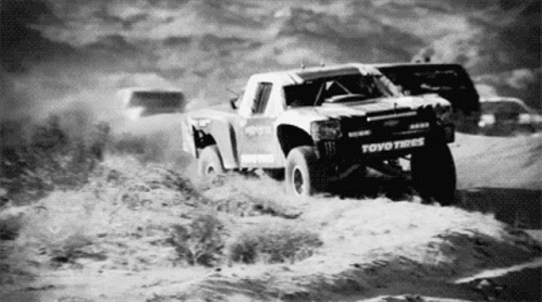 Baja 1000 Monster Truck Drift GIF