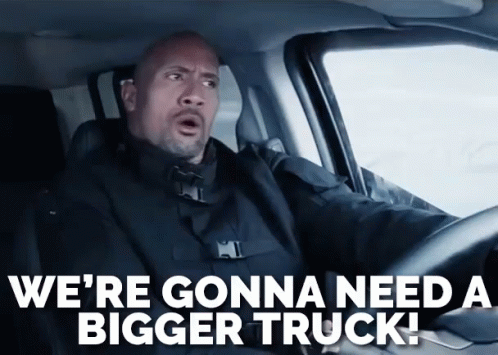 Dwayne The Rock Needs Bigger Truck GIF