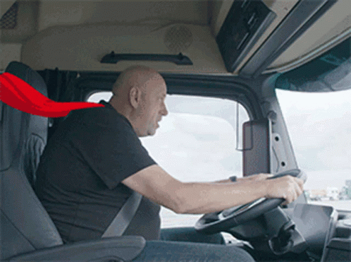 Truck Driver Superman Meme GIF