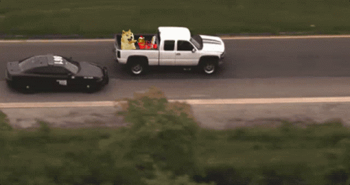 Truck Crash Hitting Barricade Still Running GIF