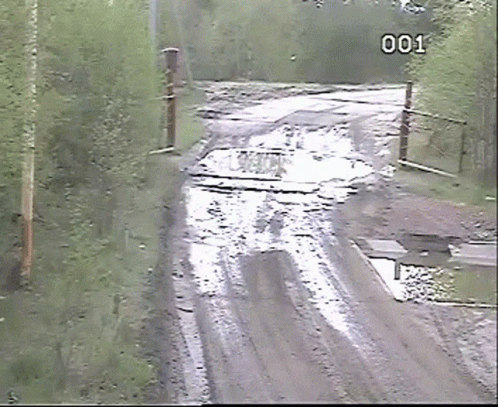 Truck Crash Running With Fire GIF