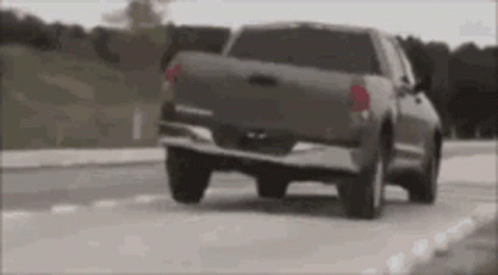 Truck Driving On Highway GIF