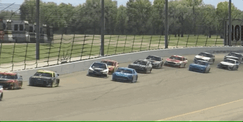 Truck Or Car Crash On Race GIF