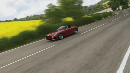 Truck Saying Snet Driving Down Highway GIF