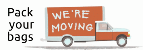 Truck Saying We're Moving