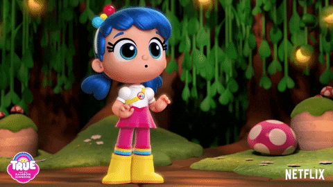 True And The Rainbow Kingdom Funny Hug GIF