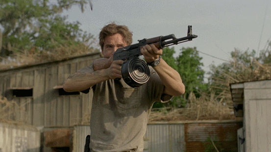 True Detective Spray Shooting GIF