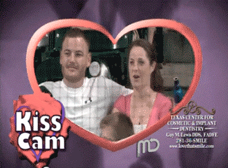 True Love Kiss Cam GIF