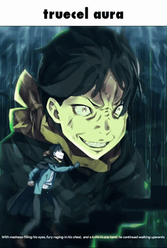 Truecel Aura Man Holding Knife