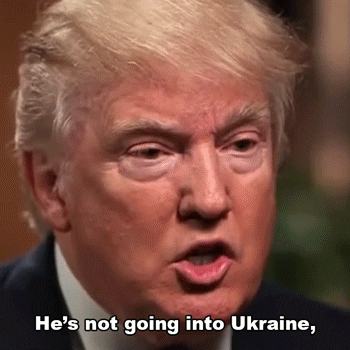 Trump 2024 Not Going To Ukraine GIF