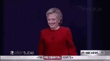 Trump Clinton Dance Off Debate GIF