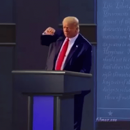Trump Dance On Speech GIF