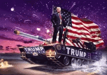 Trump Epic Tank GIF