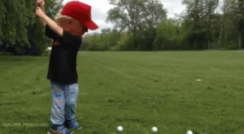 Trump Golf Baby Trump GIF