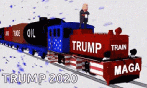 Trump Mega Train GIF