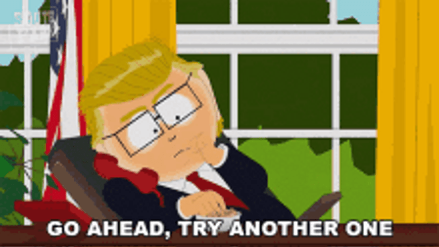 Trump South Park Another One On Phone GIF