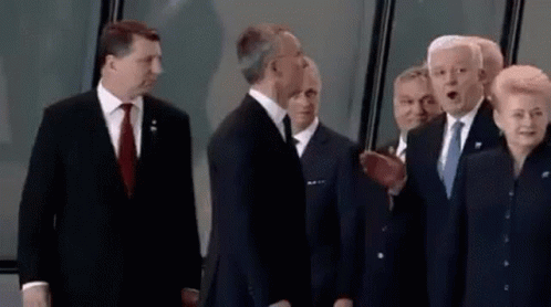 Trump World Leaders Nato Summit GIF