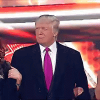 Trump Wwe Escorted Two Ladies GIF