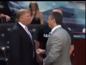 Trump Wwe Slapped Vince Mcmahon GIF