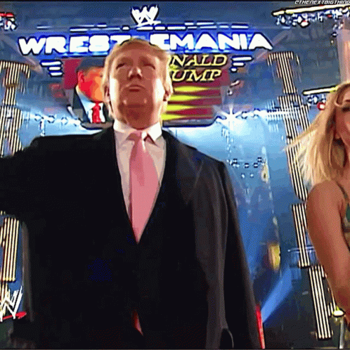 Trump Wwe Wrestlemania GIF