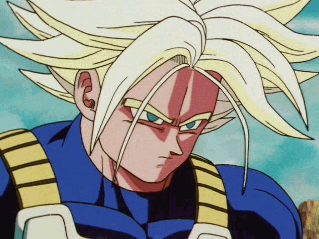 Trunks Dragon Ball Saiyan Calm Down GIF