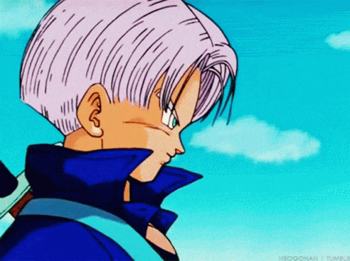Trunks Dragon Ball Saiyan Power Up GIF