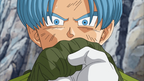Trunks Stunned Angry Dragon Ball GIF
