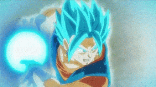 Trunks Super Saiyan Kamehameha Wave GIF