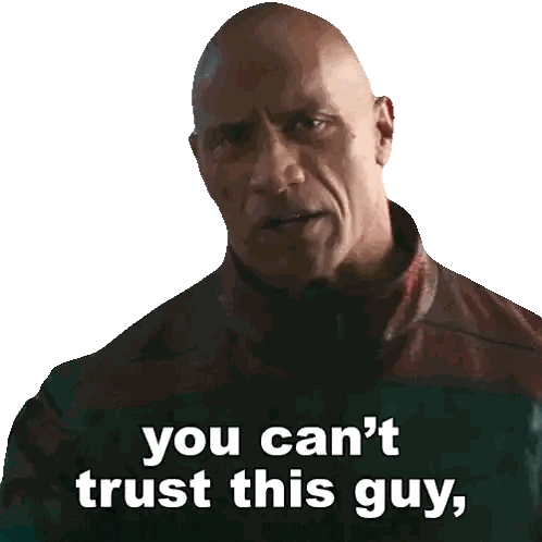 Trust No One Bald Man