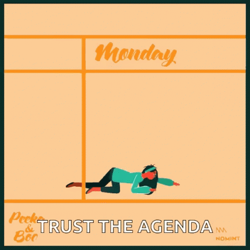 Trust The Agenda GIF
