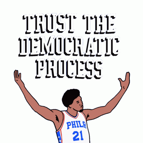 Trust The Democratic Process Joel Embiid GIF