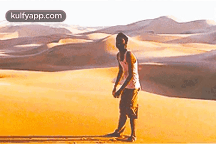 Trying To Cool Down Desert GIF