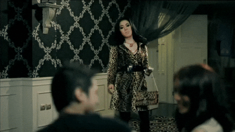 Tsk Tsk Caught You Like This Syahrini GIF