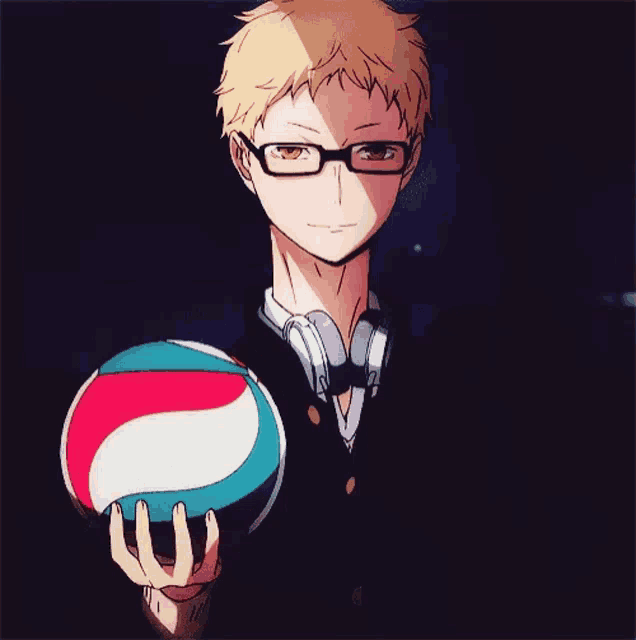 Tsukishima Cool Gif GIF